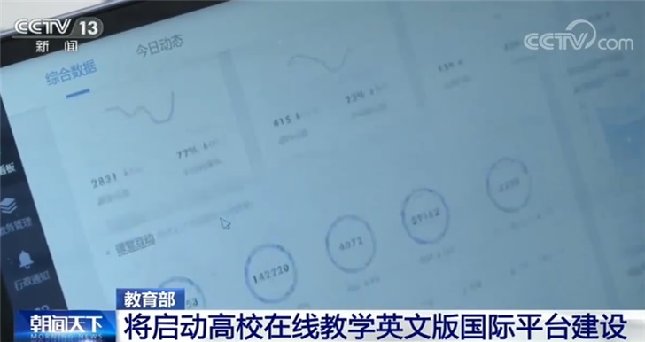 教育部：将启动高校在线教学英文版国际平台建设项目
